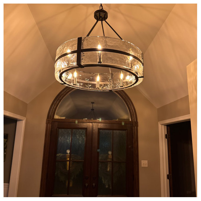 17 Stories 8-Light Dimmable Drum Chandelier & Reviews - Wayfair Canada